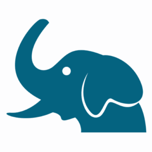 logo bleu fond transparent